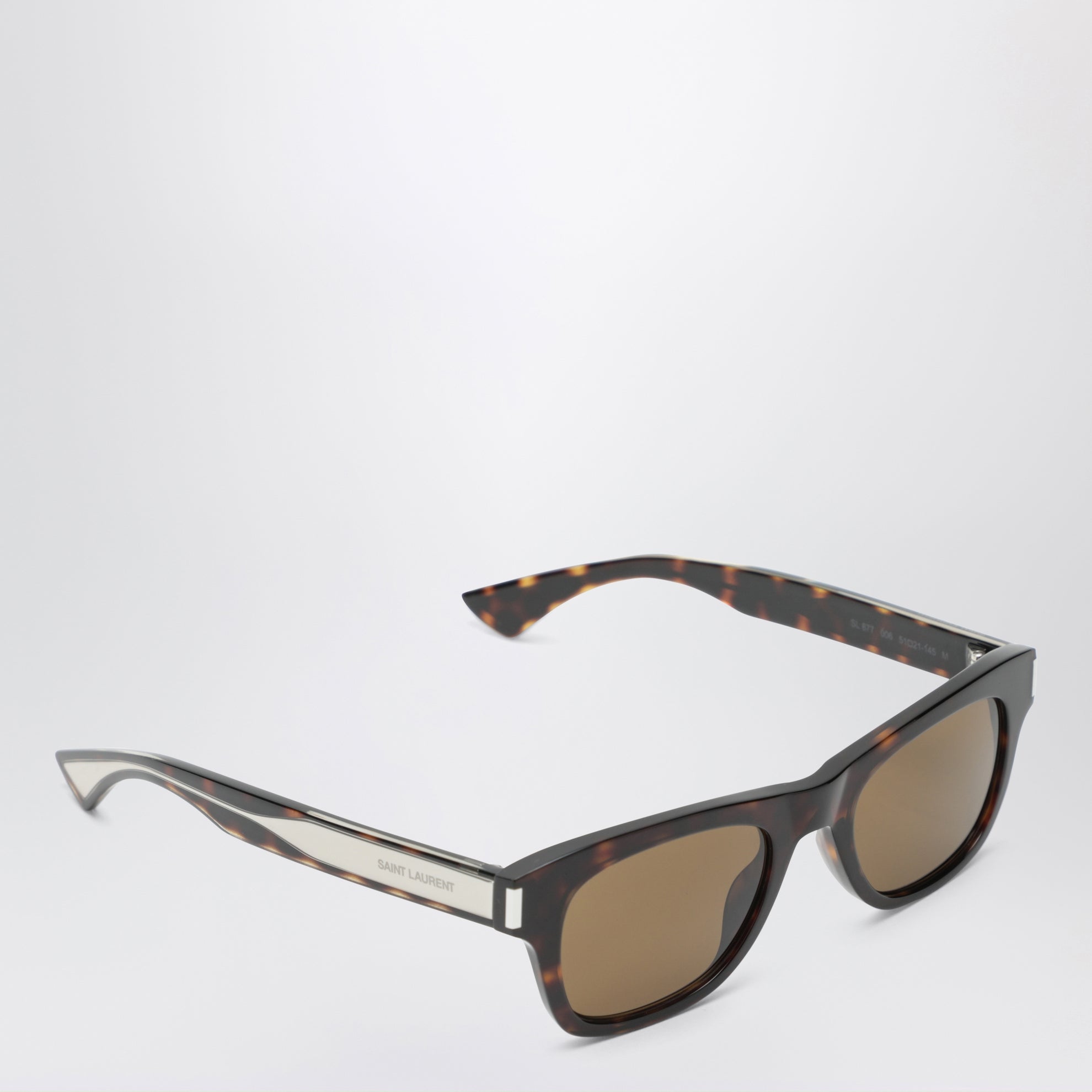 Havana rectangular sunglasses