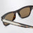 Havana rectangular sunglasses