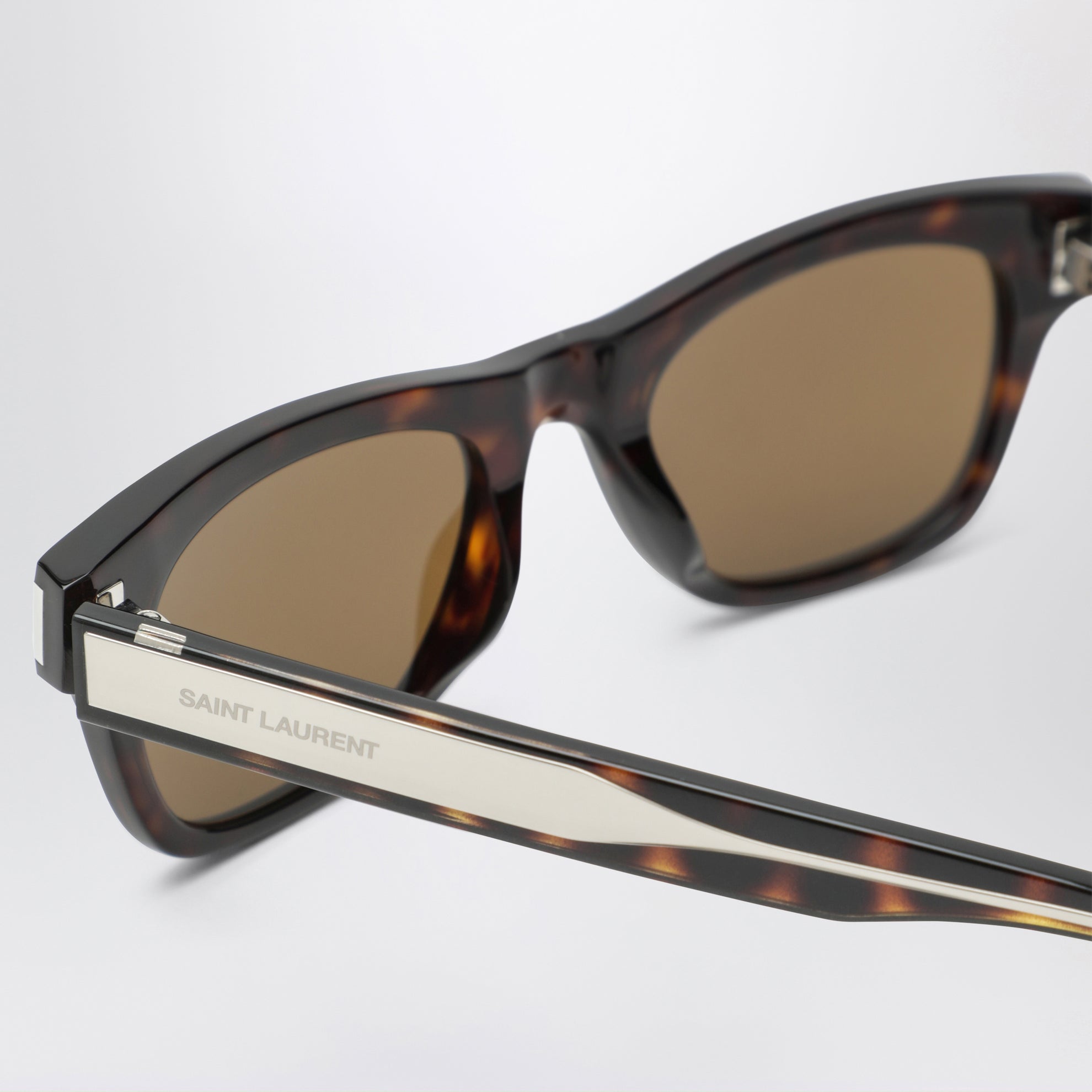 Havana rectangular sunglasses