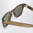 Olive brown rectangular sunglasses