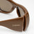 Lunettes de soleil oversize SL 902 Howl marron