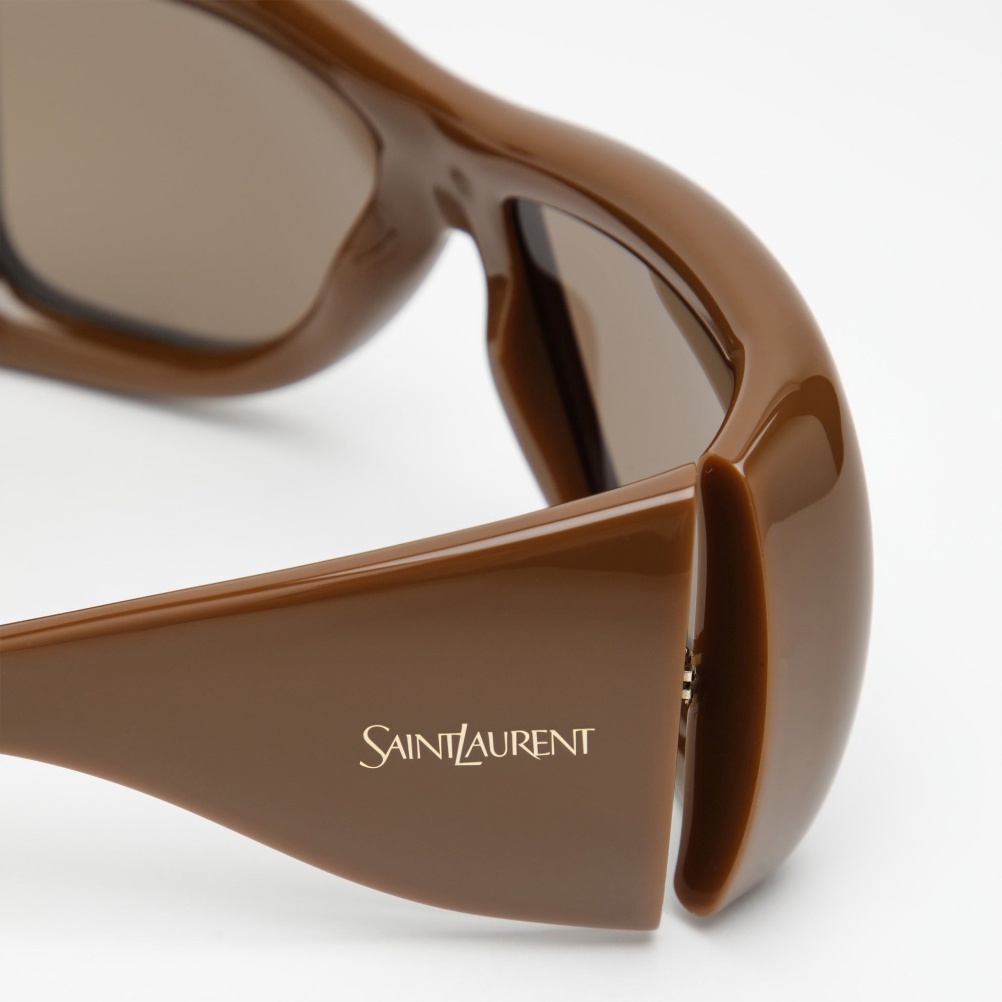Lunettes de soleil oversize SL 902 Howl marron