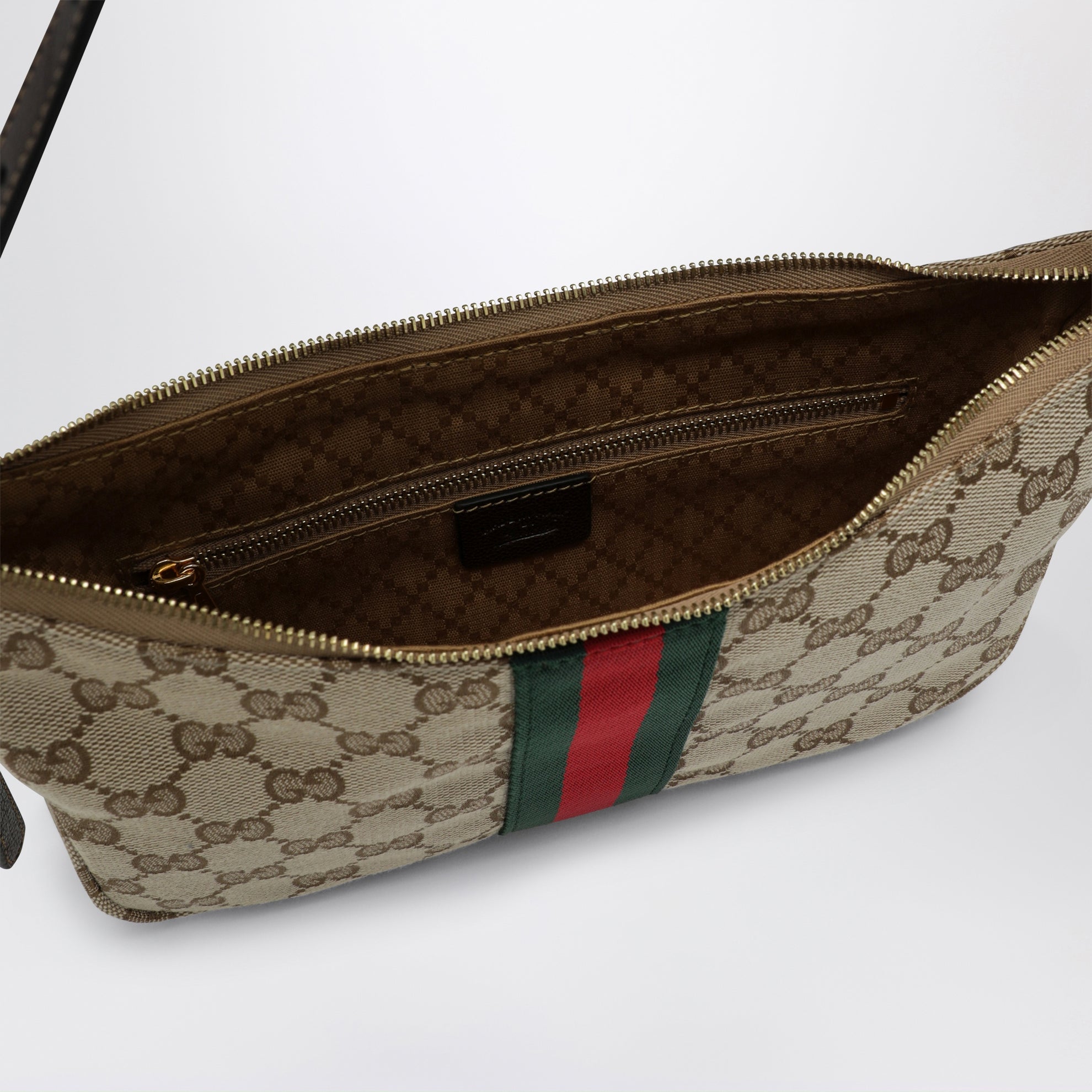 Small Beige GG Pattern Bag