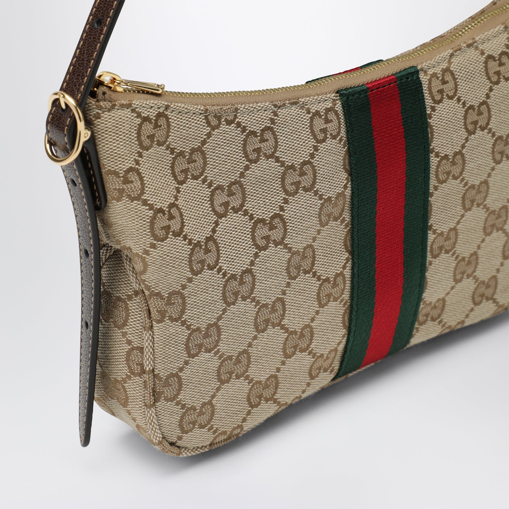 Small Beige GG Pattern Bag