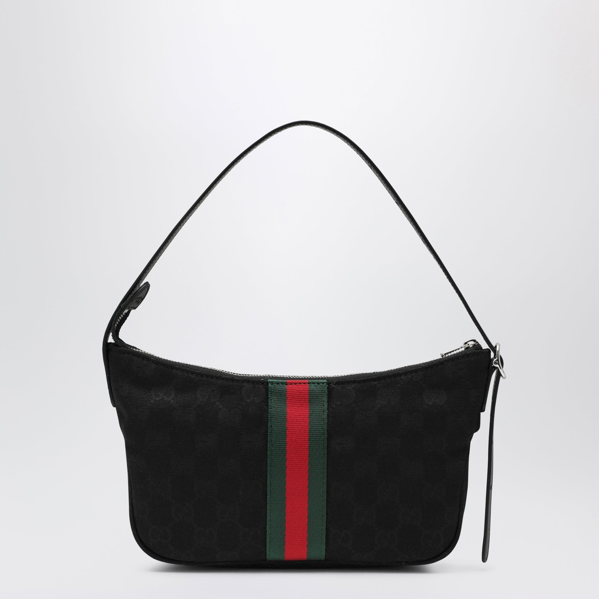 Sac Lunetta petit format noir en tissu GG