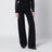 Black Stretch Technical Wool Trousers