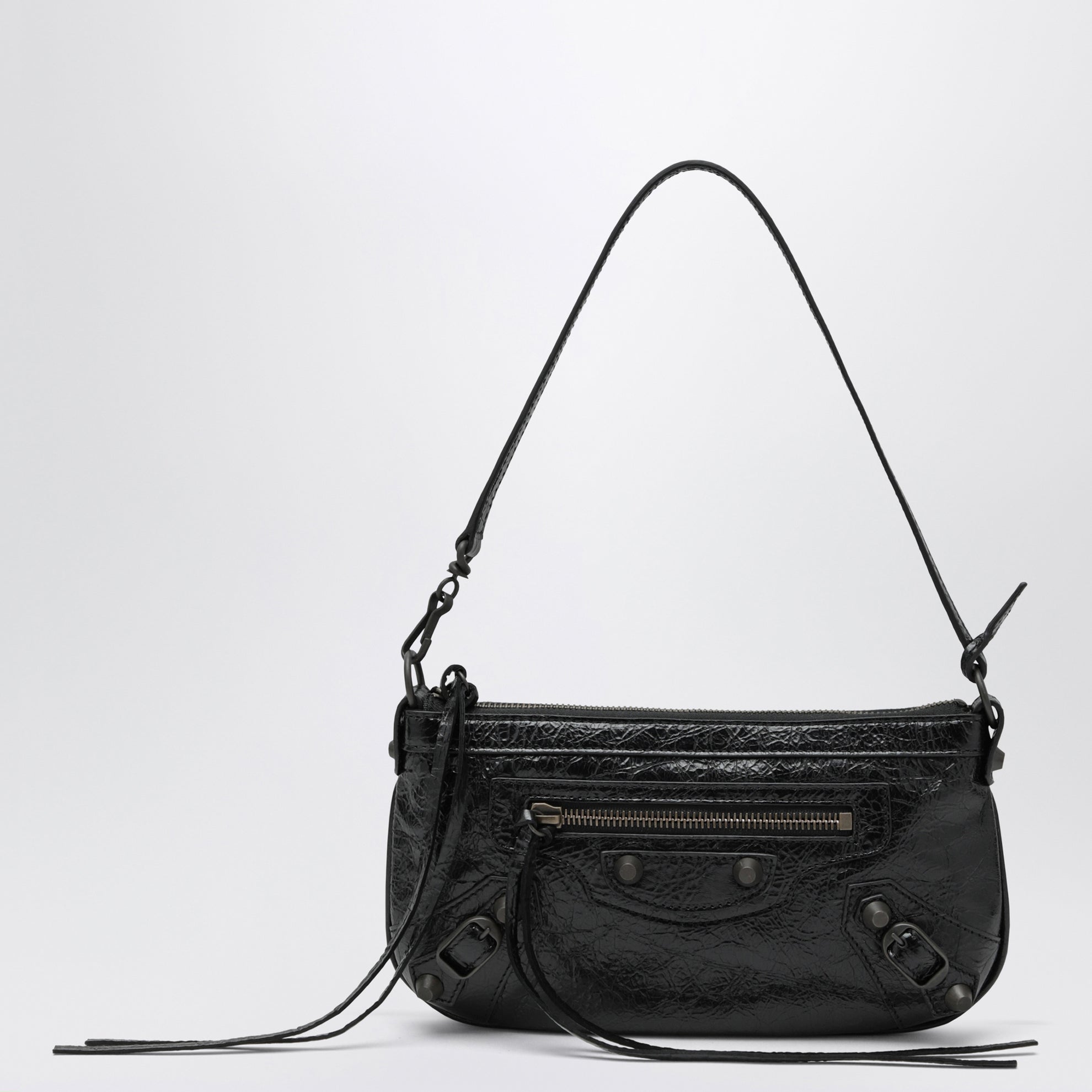 Le City black Arena lambskin pouch