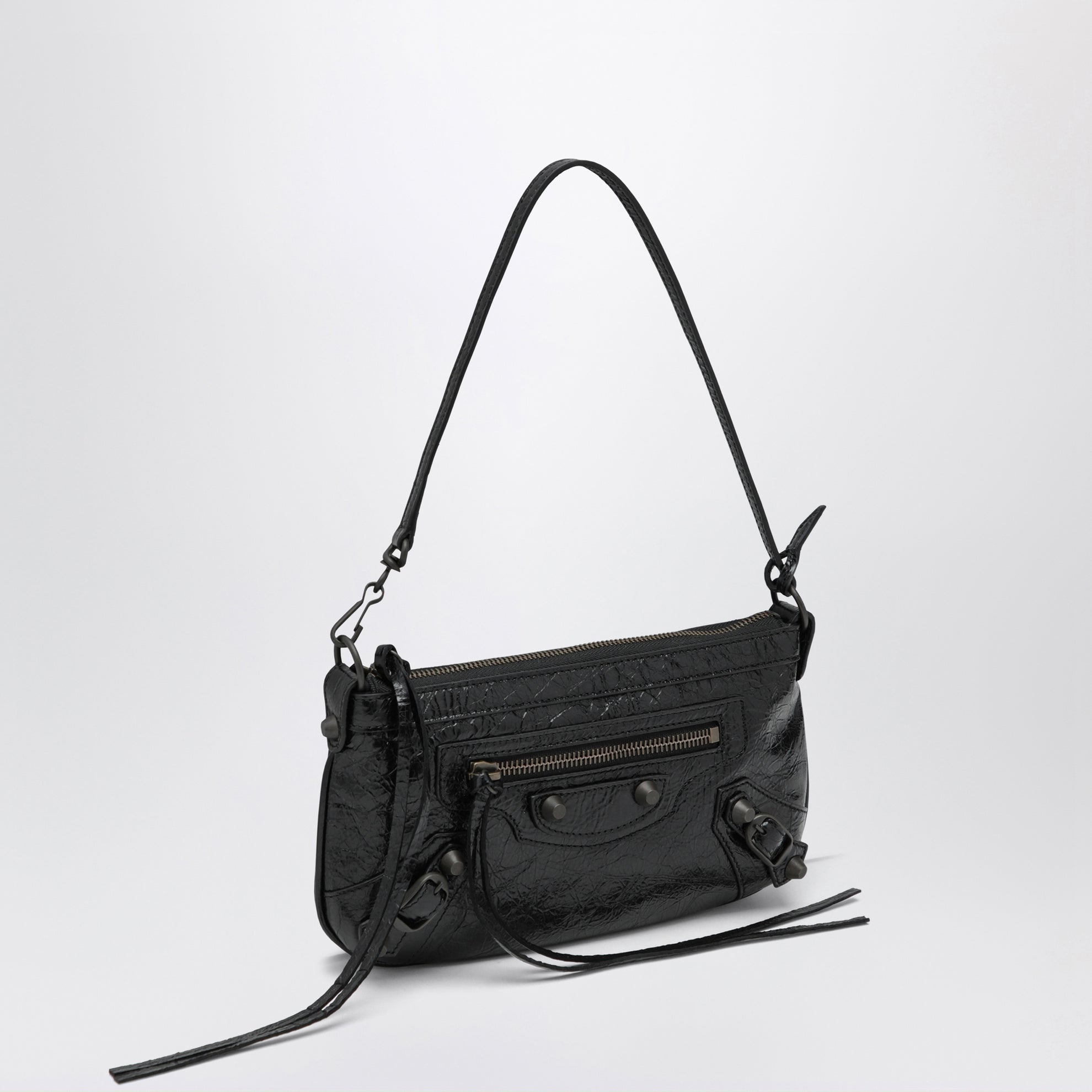 Le City black Arena lambskin pouch