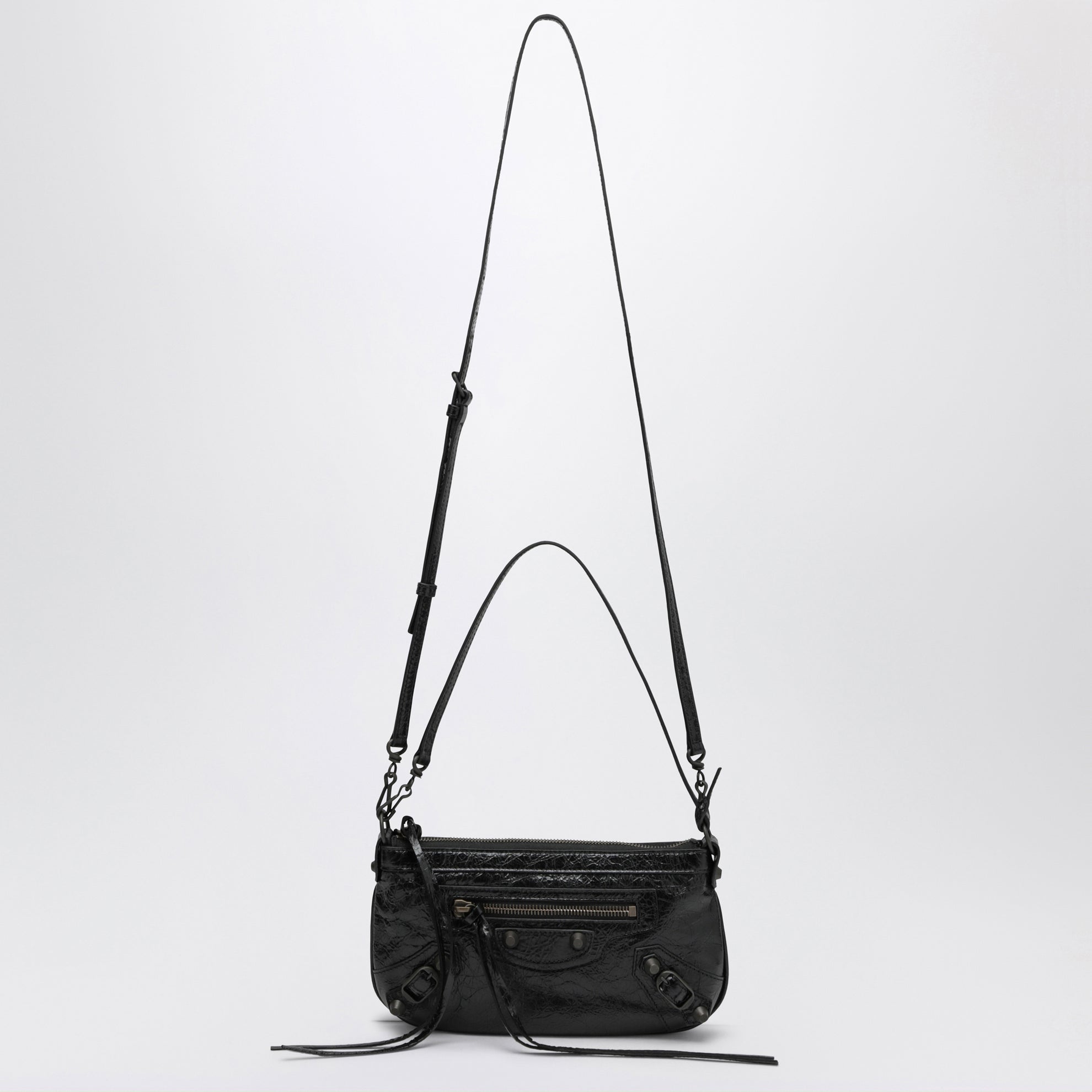 Le City black Arena lambskin pouch