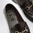 Mocassino Lugano con morsetto in pelle color cacao