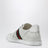 Stretch Sneakers in white leather with worn effect
