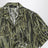 Camicia bowling verde scura in seta