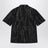 Camicia bowling nera in seta stampata