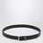 Cassandre Vadim black smooth leather belt