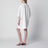 Robe T-shirt blanche en coton