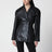 Black leather jacket with Dionysus belt