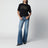 T-shirt in jersey cotone e seta con stampa logo