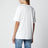 T-shirt in jersey cotone e seta con stampa logo