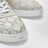 White Stretch Sneakers with laser-cut GG motif
