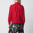 Red silk jacquard shirt with Interlocking GG chain motif
