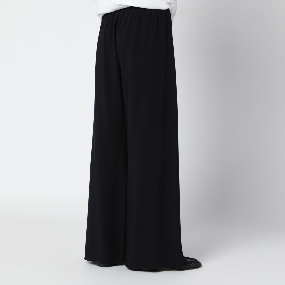 Pantaloni Gala neri in twill di lana