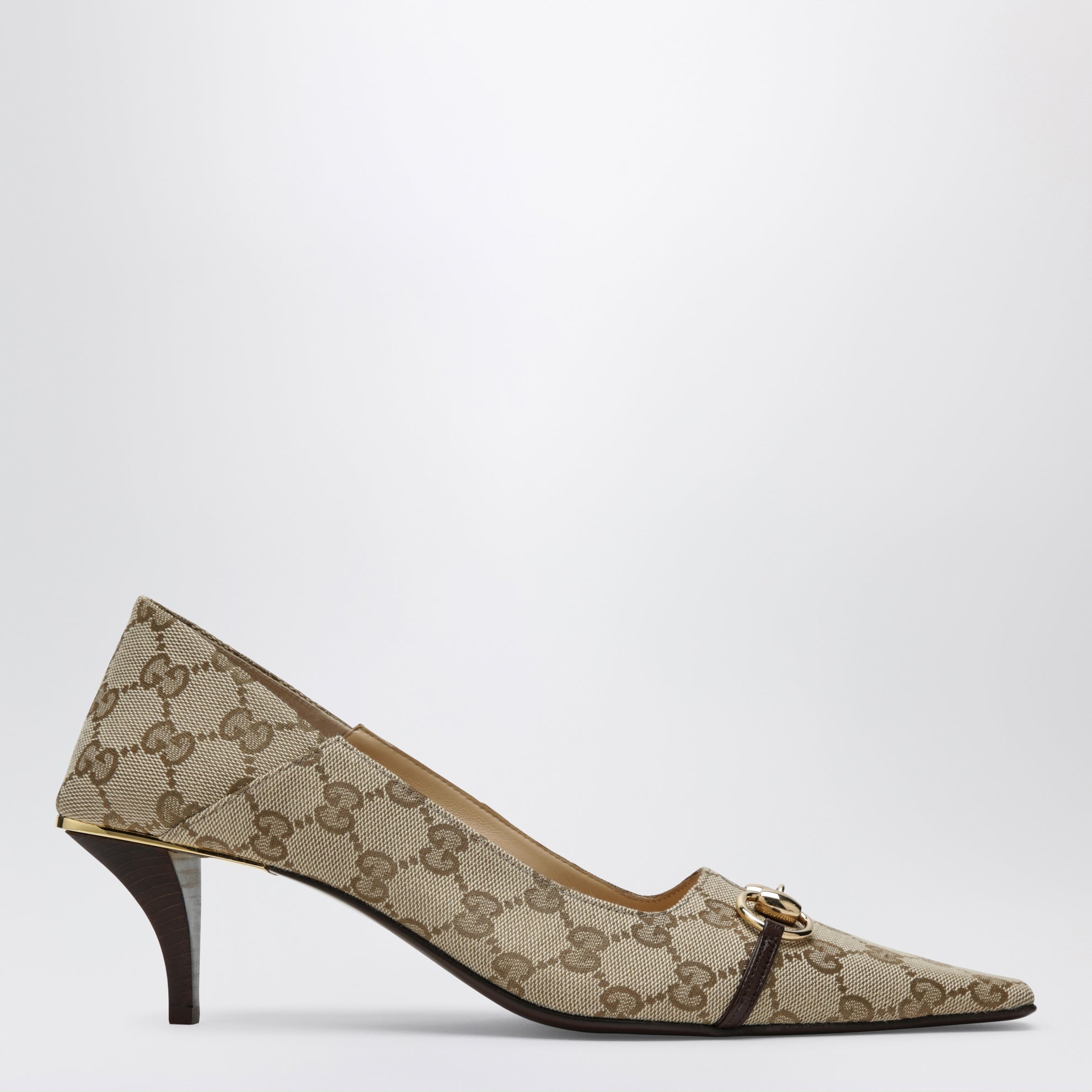 Damen-Pumps Vittoria aus Leder in Vintage Sand