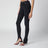 Pantalone skinny in denim di cotone délavé nero