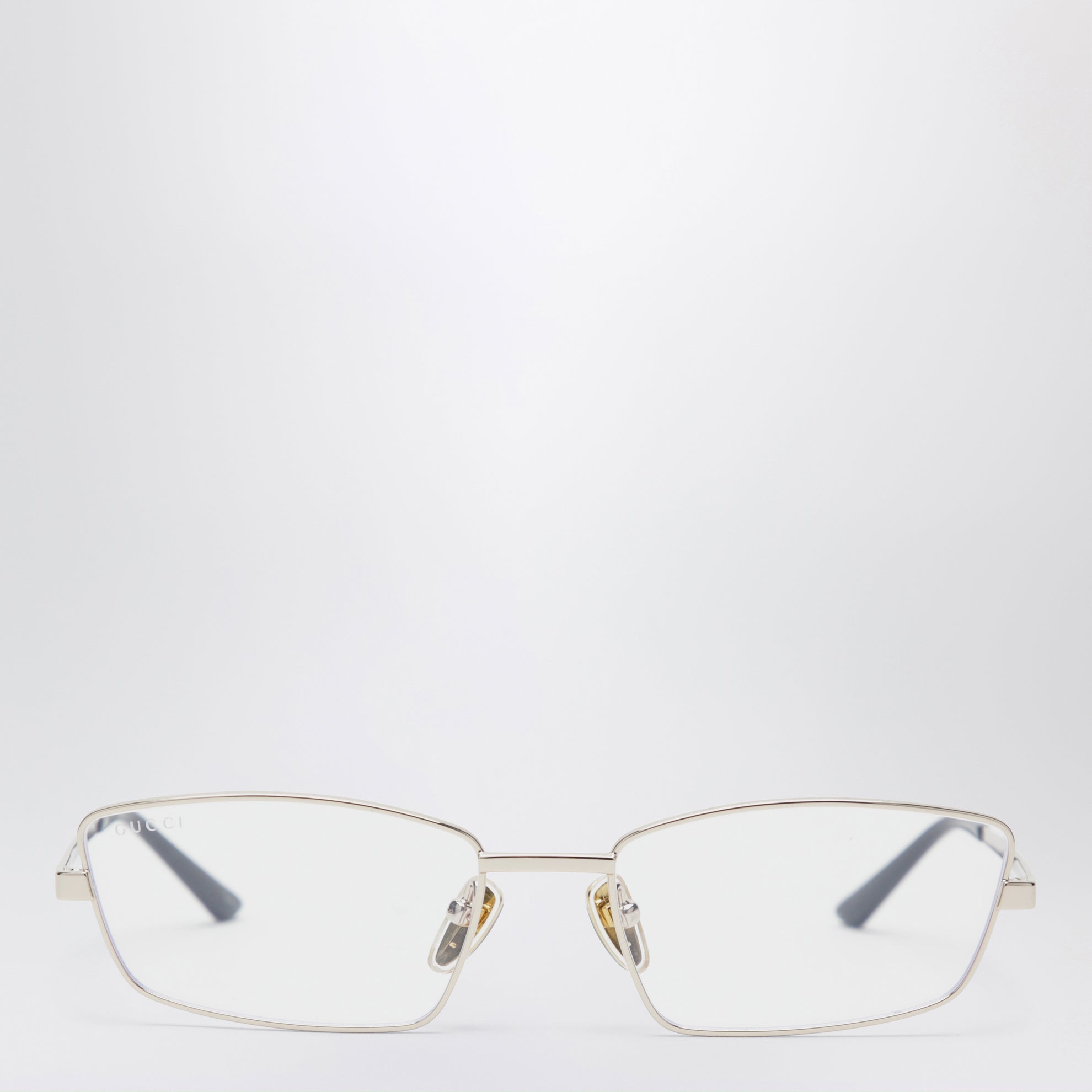 Gold-Tone Metal Frame Glasses