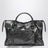 Le City Medium Tasche aus stahlgrauem Leder