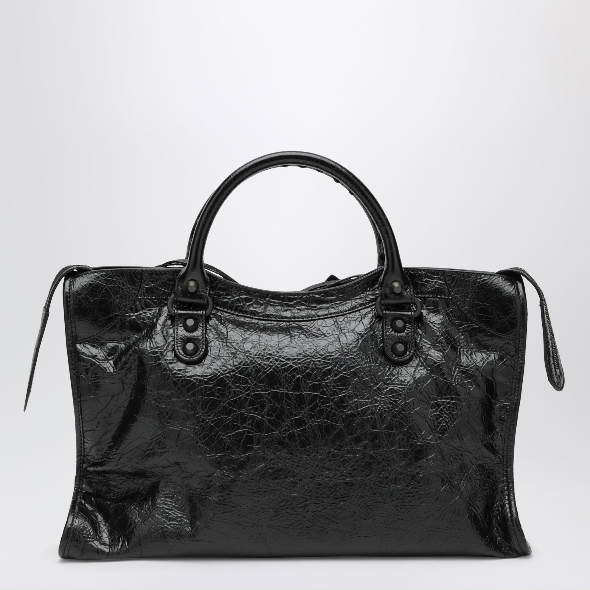 Borsa a mano Le City media in pelle nera
