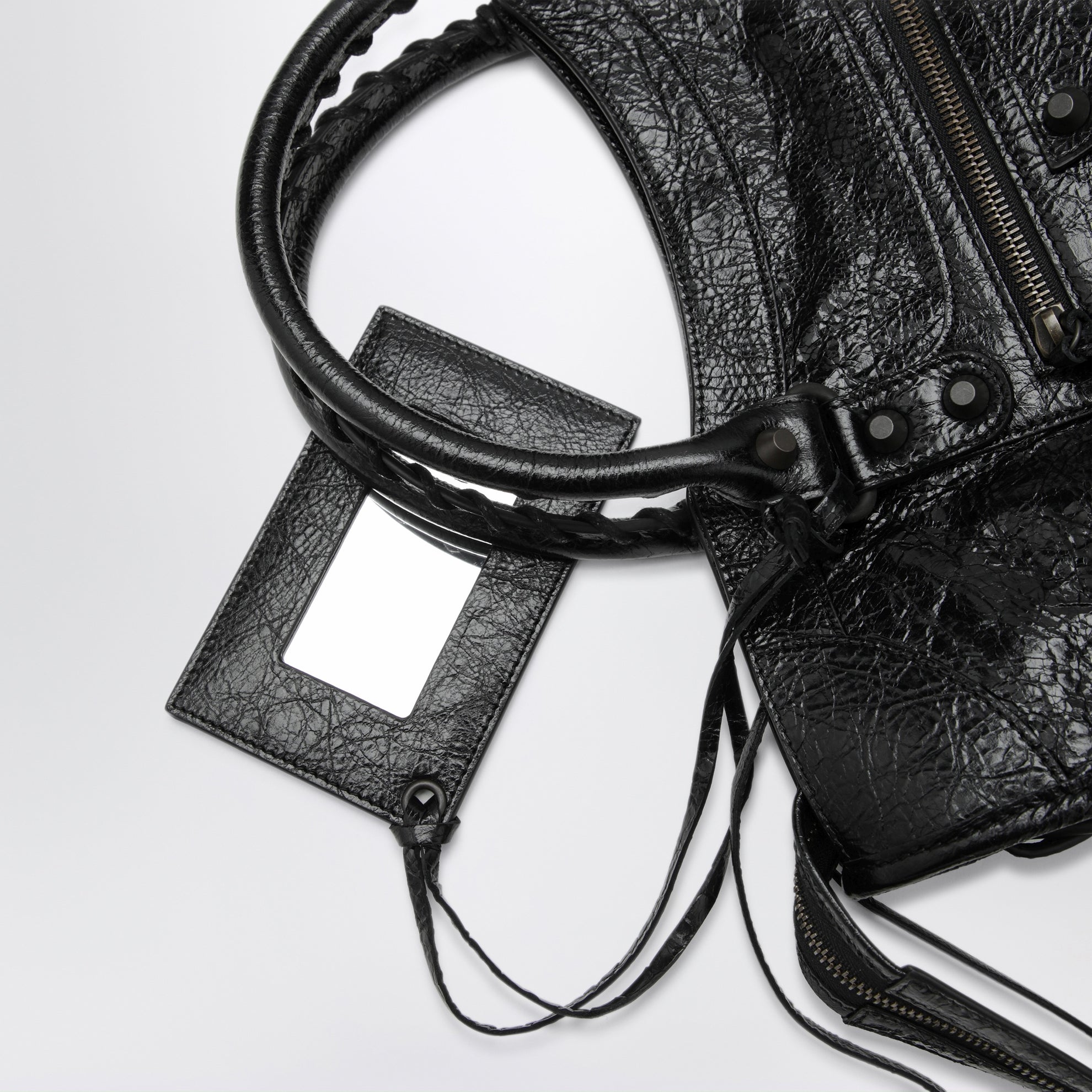 Borsa a mano Le City media in pelle nera
