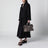Le City medium handbag in dark walnut leather