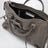 Le City medium handbag in dark walnut leather