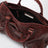 Sac à main Le City moyen en cuir couleur merlot