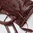 Sac à main Le City moyen en cuir couleur merlot