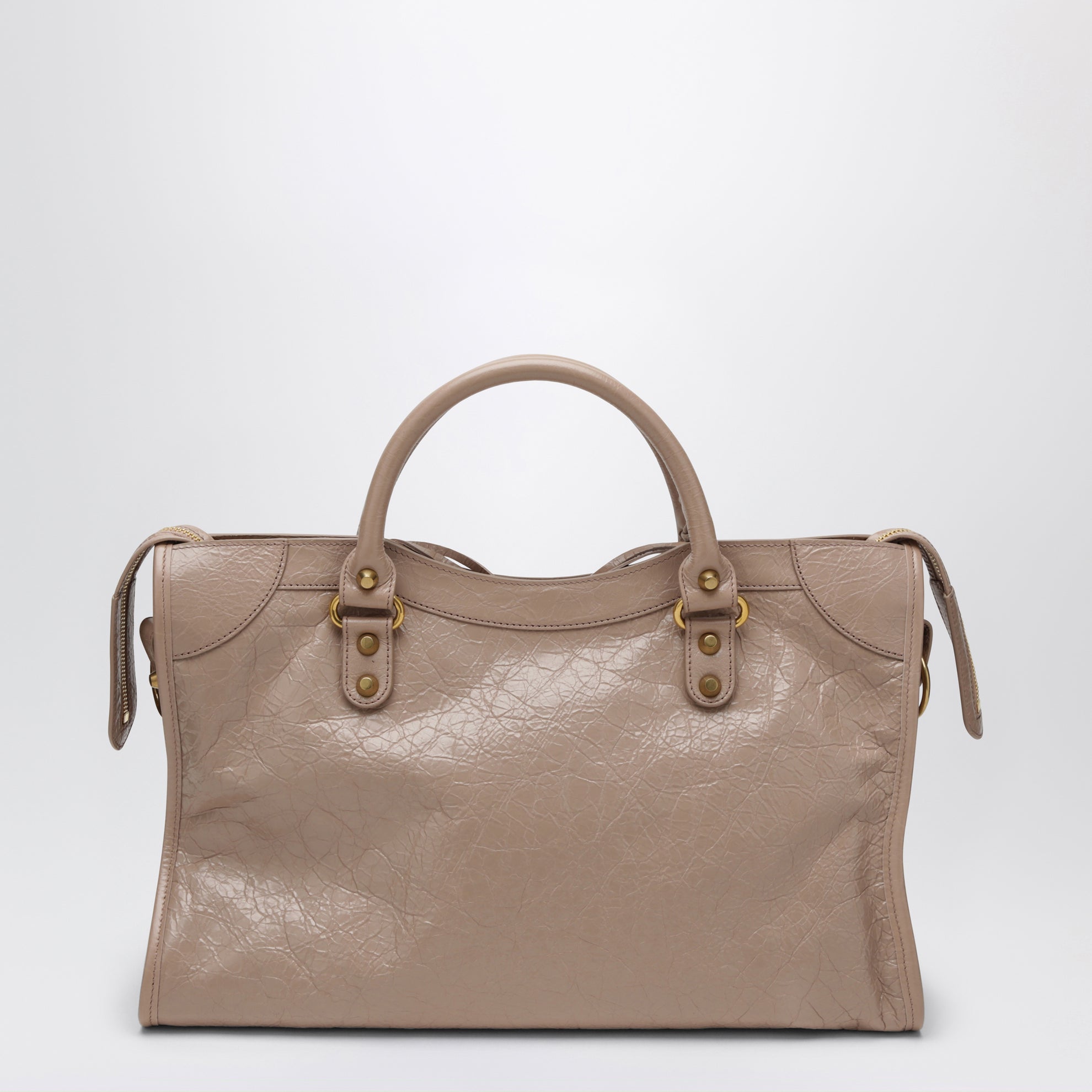 Le City medium handbag in Blush leather