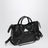Sac Le City Media en cuir d’agneau noir