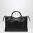 Sac Le City Media en cuir d’agneau noir