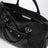 Sac Le City Media en cuir d’agneau noir