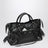 Borsa Le City Media nera in pelle di agnello