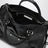 Borsa Le City Media nera in pelle di agnello