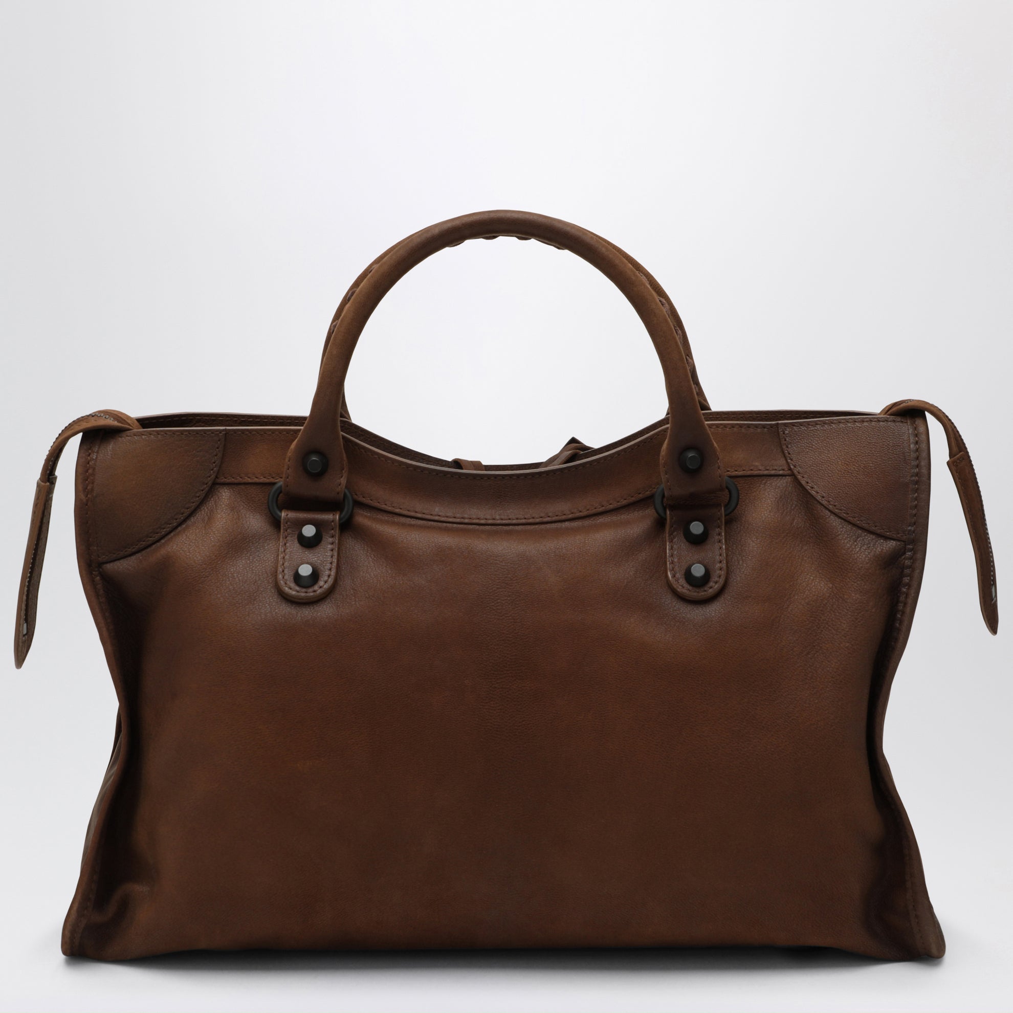 Le City Medium caramel leather bag