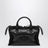 Kleine Le City Handtasche aus Lammleder in Schwarz
