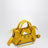 Sac Le City Mini en cuir d’agneau jaune