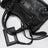 Le City Mini Handtasche aus Lammleder in Schwarz
