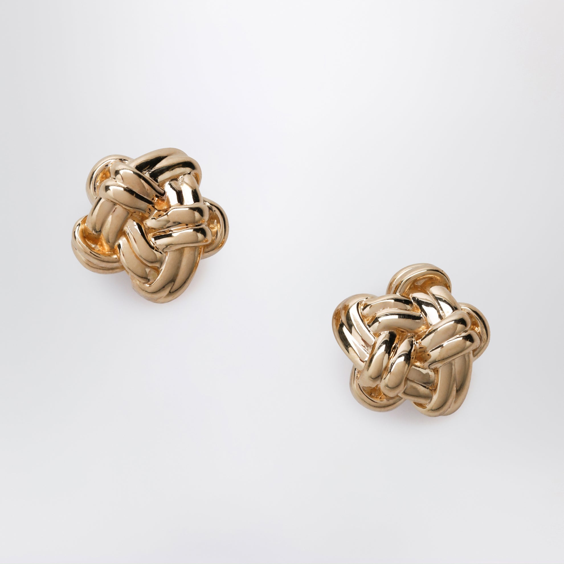 Orecchini Knot in argento sterling bagnato in oro 18kt