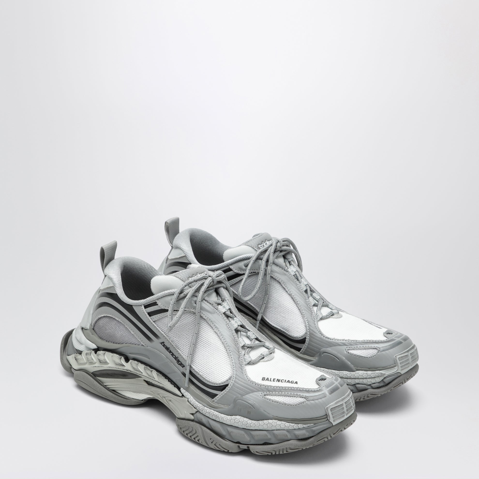 Baskets Triple S.2 dégradé gris en polyuréthane