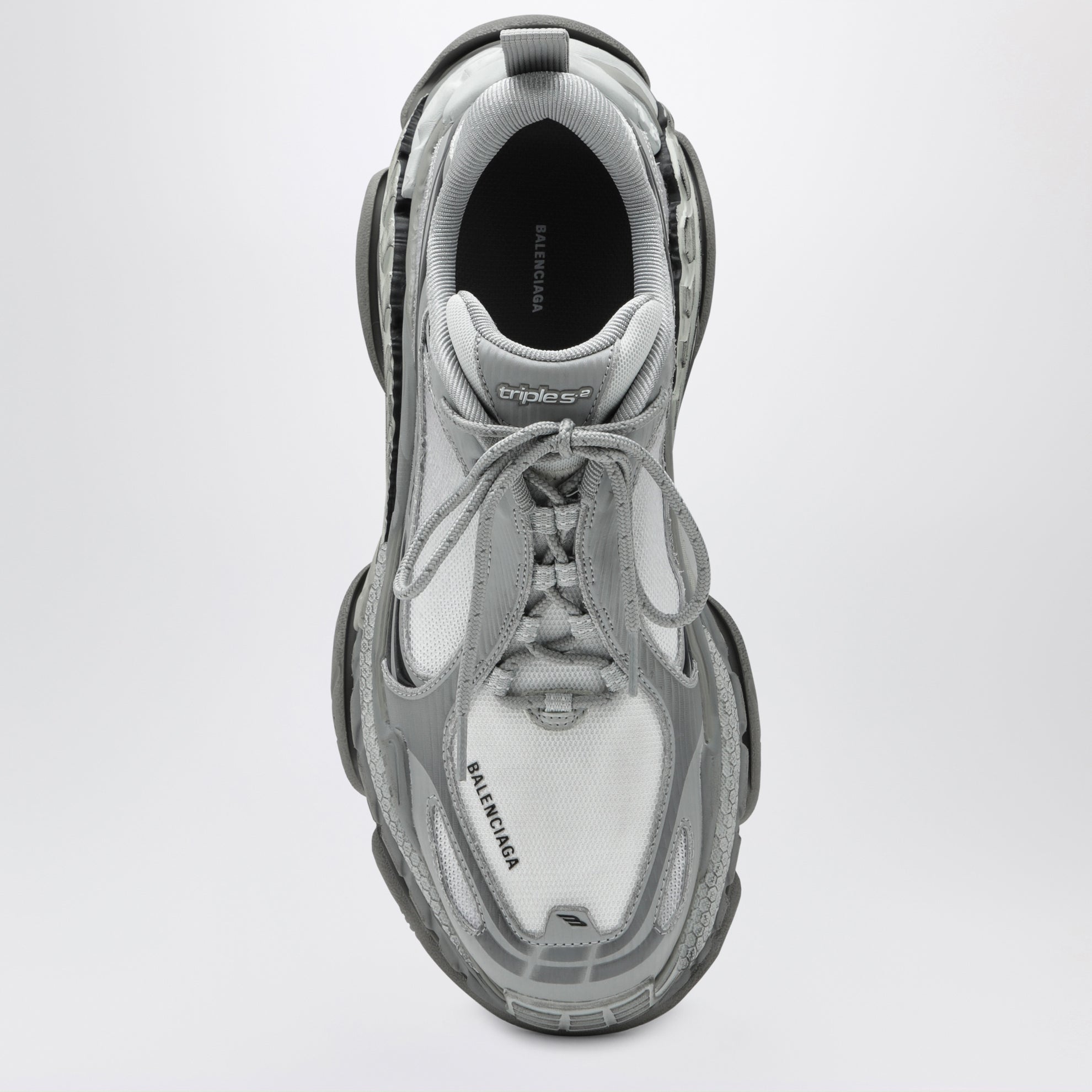 Baskets Triple S.2 dégradé gris en polyuréthane