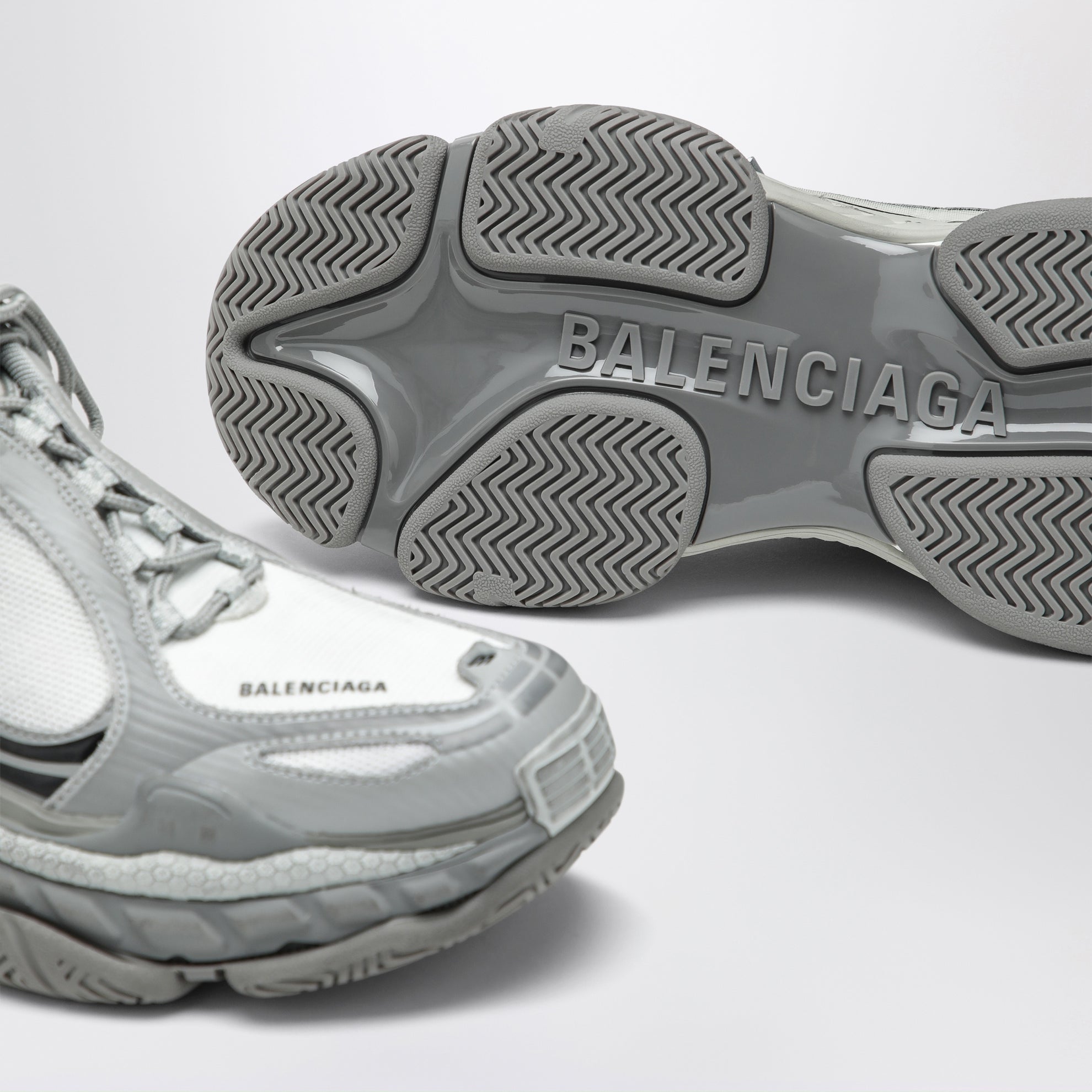 Baskets Triple S.2 dégradé gris en polyuréthane