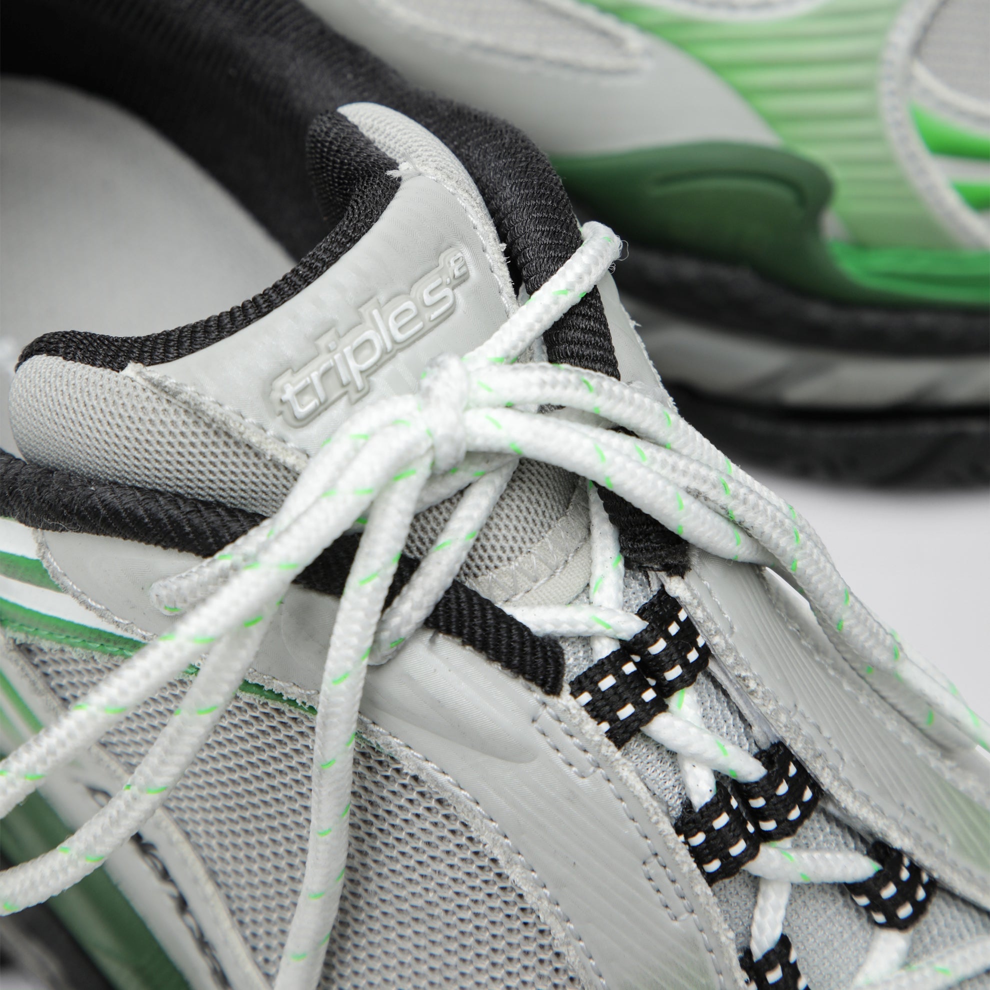 Triple S.2 sneakers in grey/green polyurethane